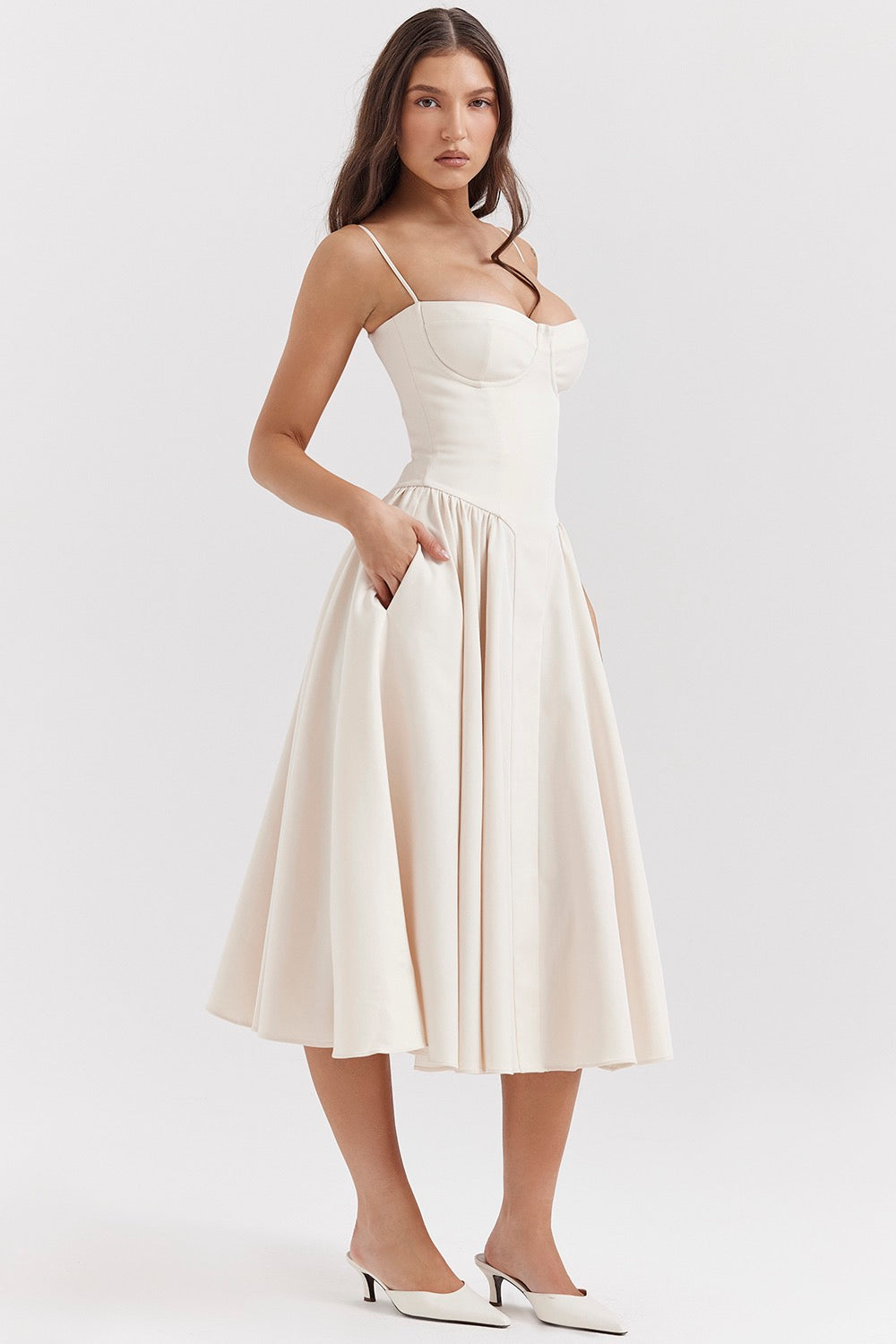 Sabine | Midi Kleid