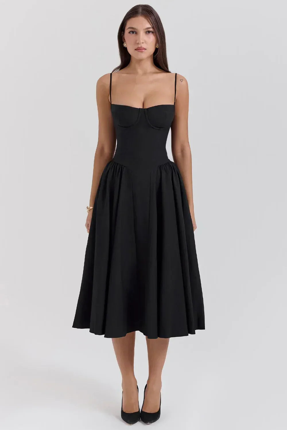 Sabine | Midi Kleid