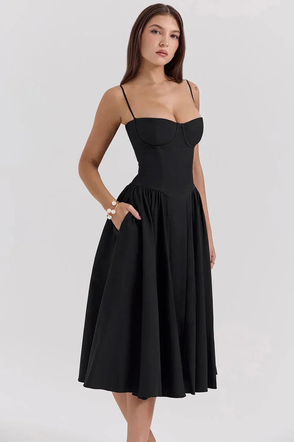 Sabine | Midi Kleid