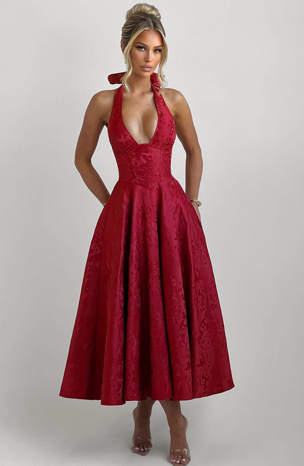 Sara | Midi Kleid