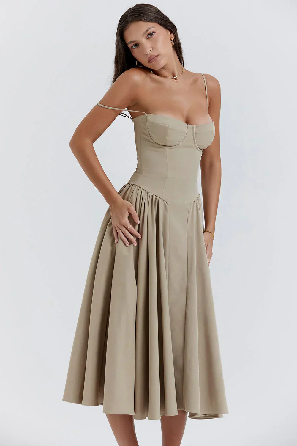 Sabine | Midi Kleid