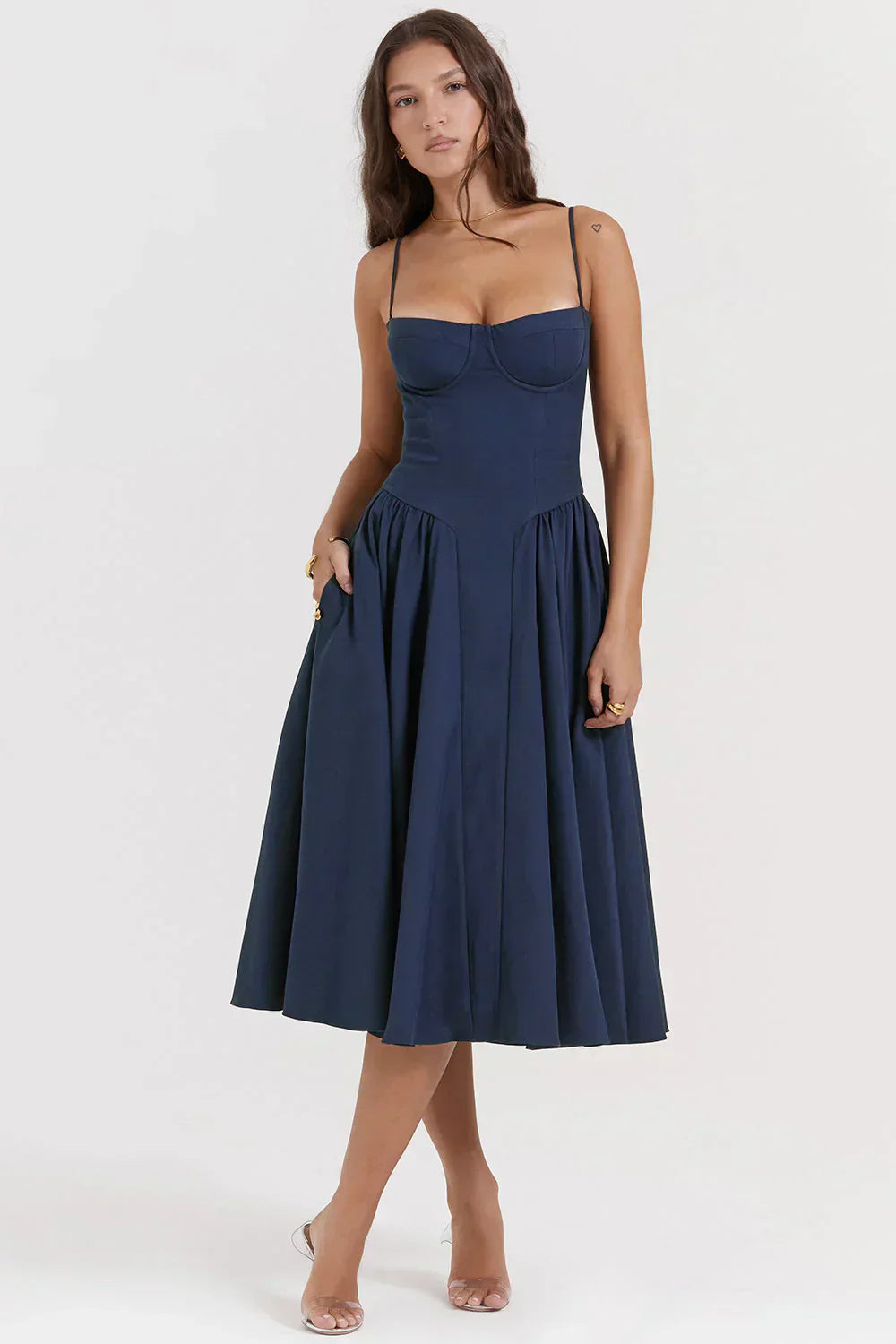 Sabine | Midi Kleid