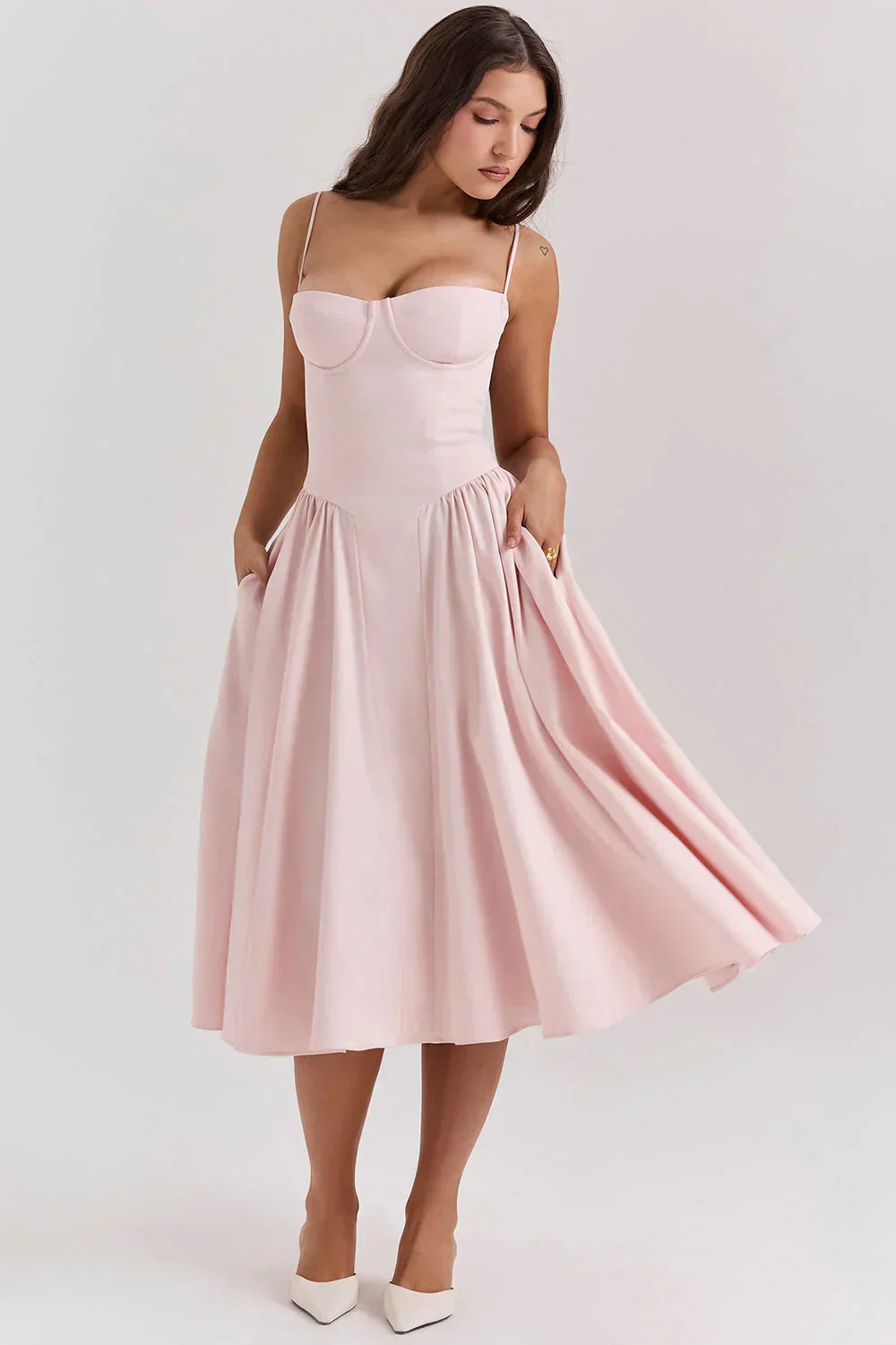 Sabine | Midi Kleid