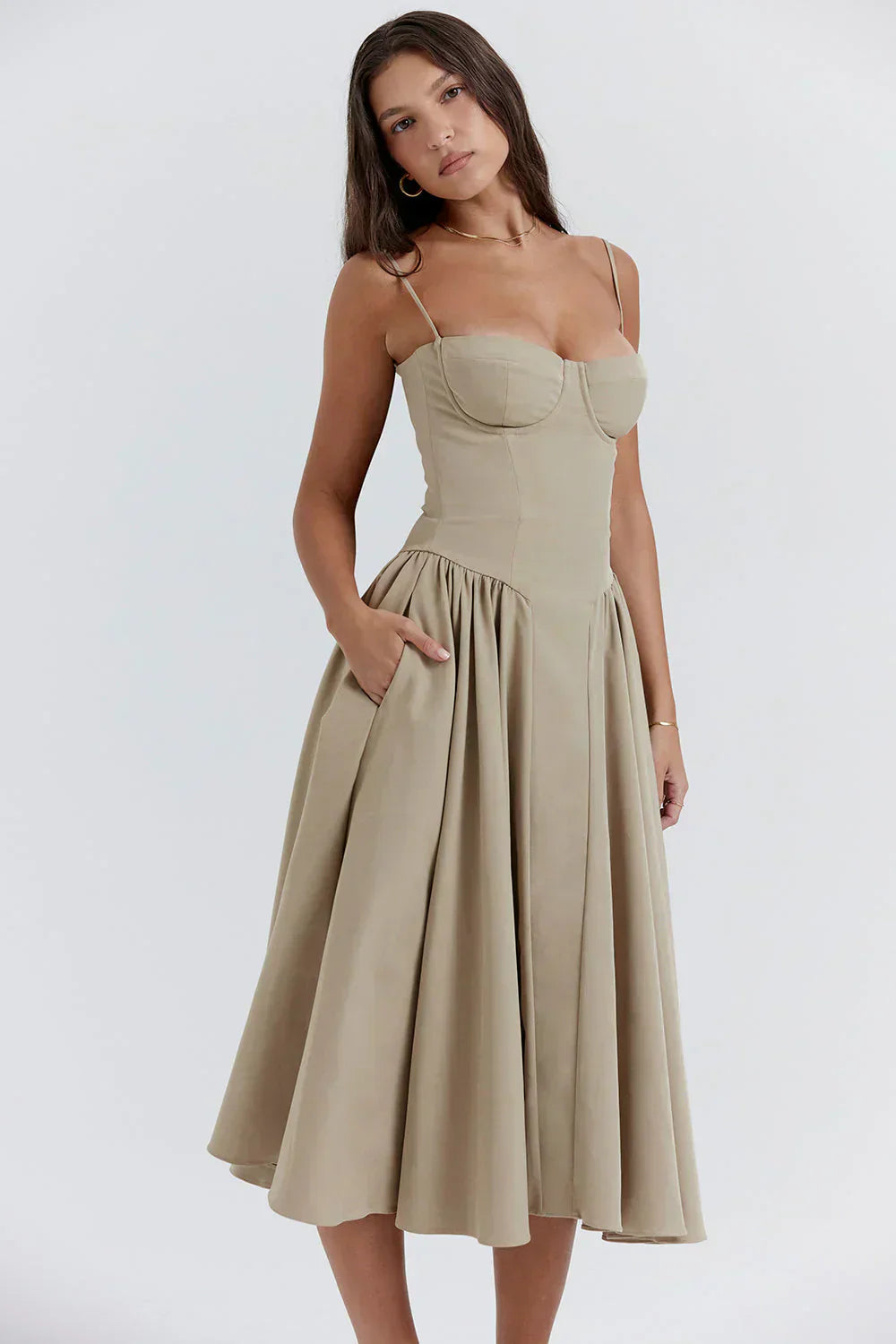 Sabine | Midi Kleid