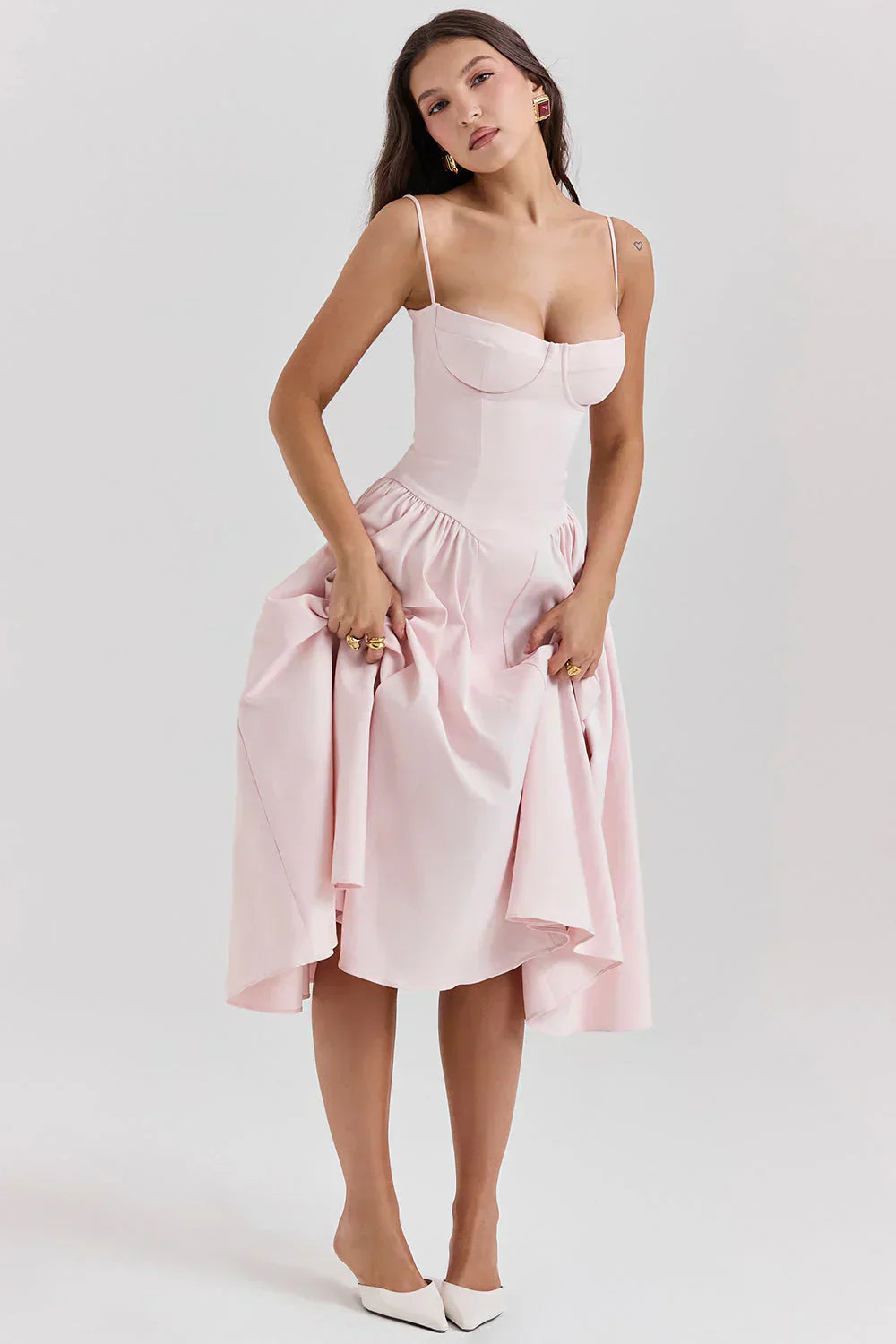 Sabine | Midi Kleid