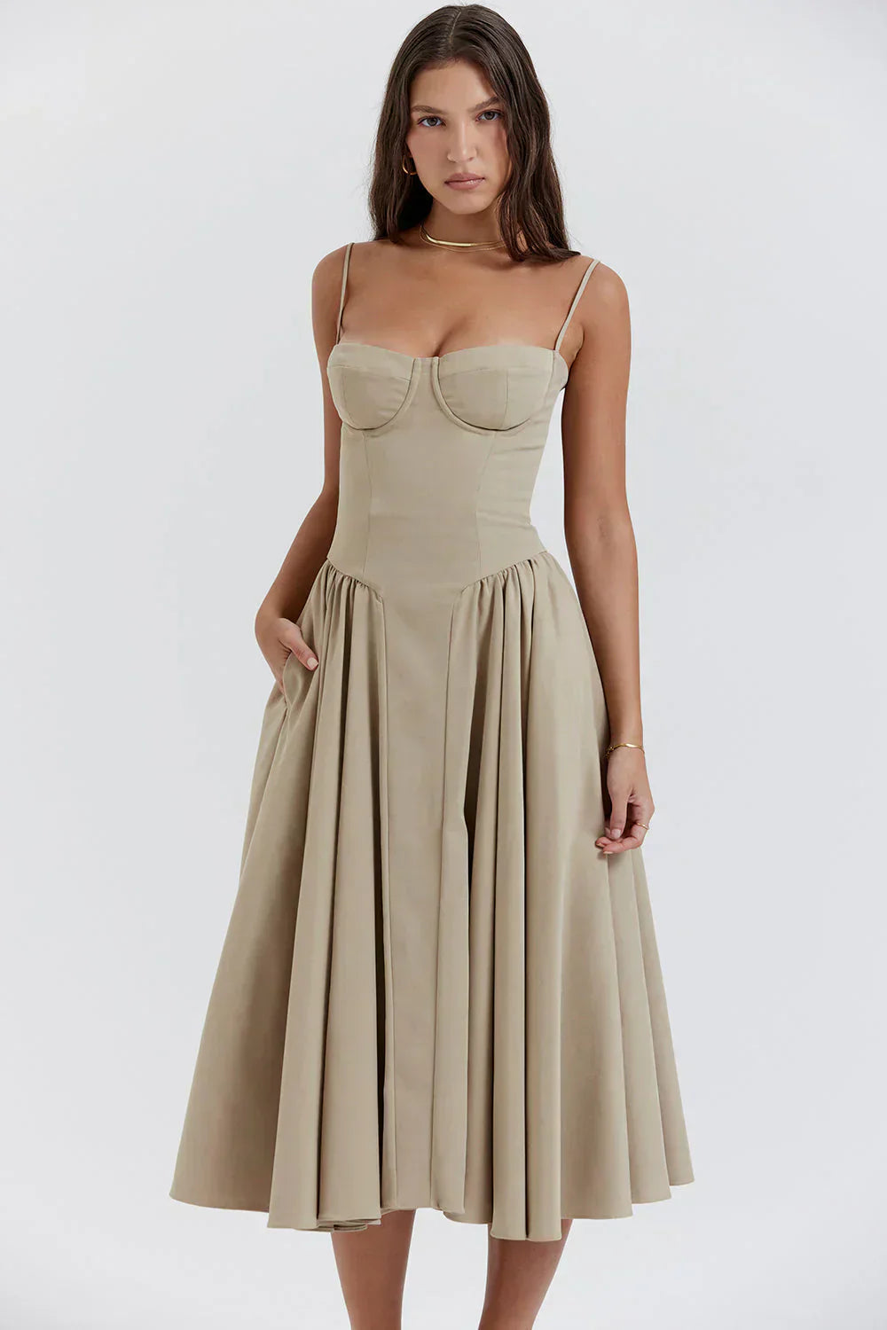 Sabine | Midi Kleid