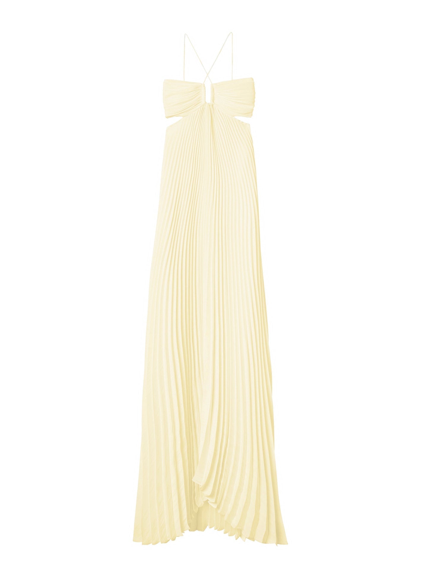 Naïra | Plissiertes Maxikleid